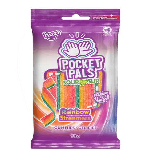 Huer Arc-en-ciel Streamers Sur 70g/ Huer Rainbow Streamers Sour 70g