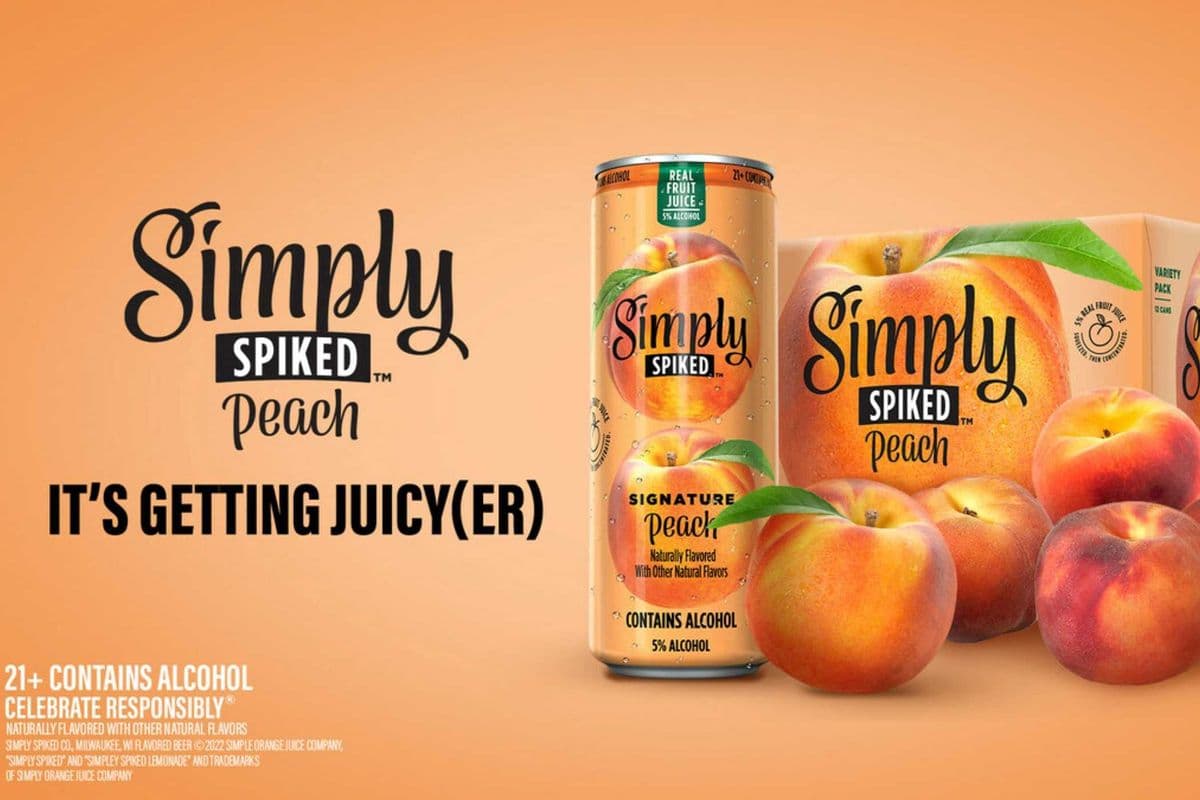 SIMPLY SPIKED PEACH (12 PACK) (12 x 355ML CAN)
