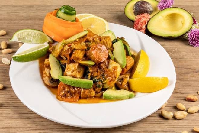 Avocado Peanut Stir-Fry