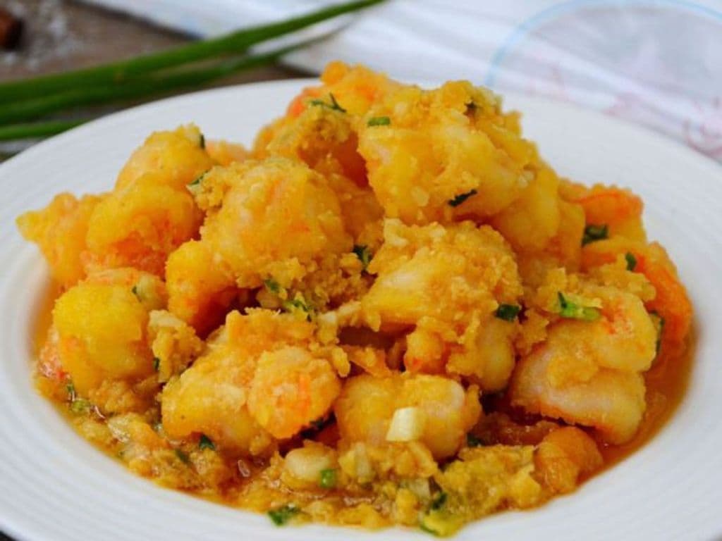 Crispy Prawn&Salt egg Yolk 金沙虾球