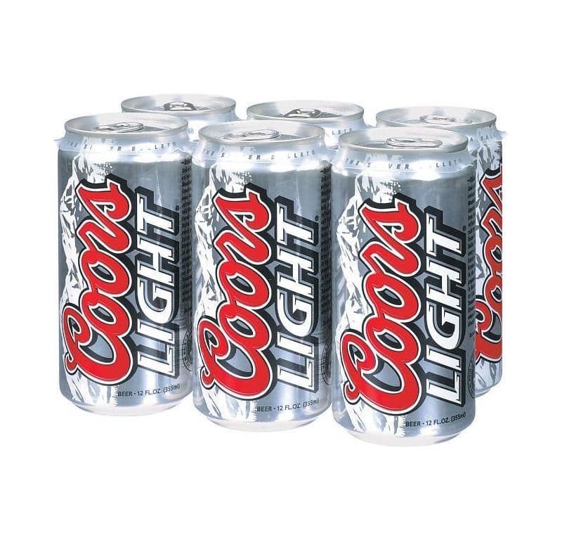 Coors Lite 355 ML 5% ABV 6 Cans