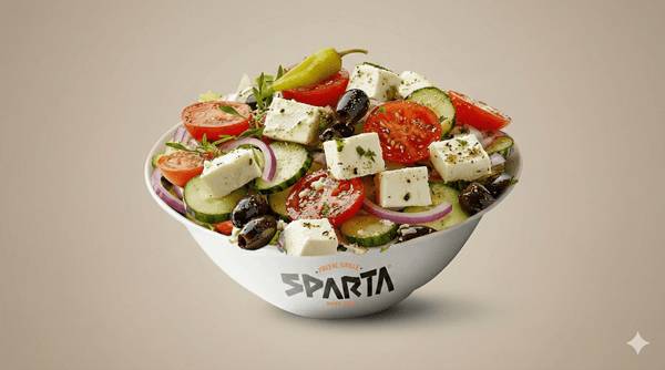 Small Traditional Greek Salad / Petite Salade grecque traditionnelle