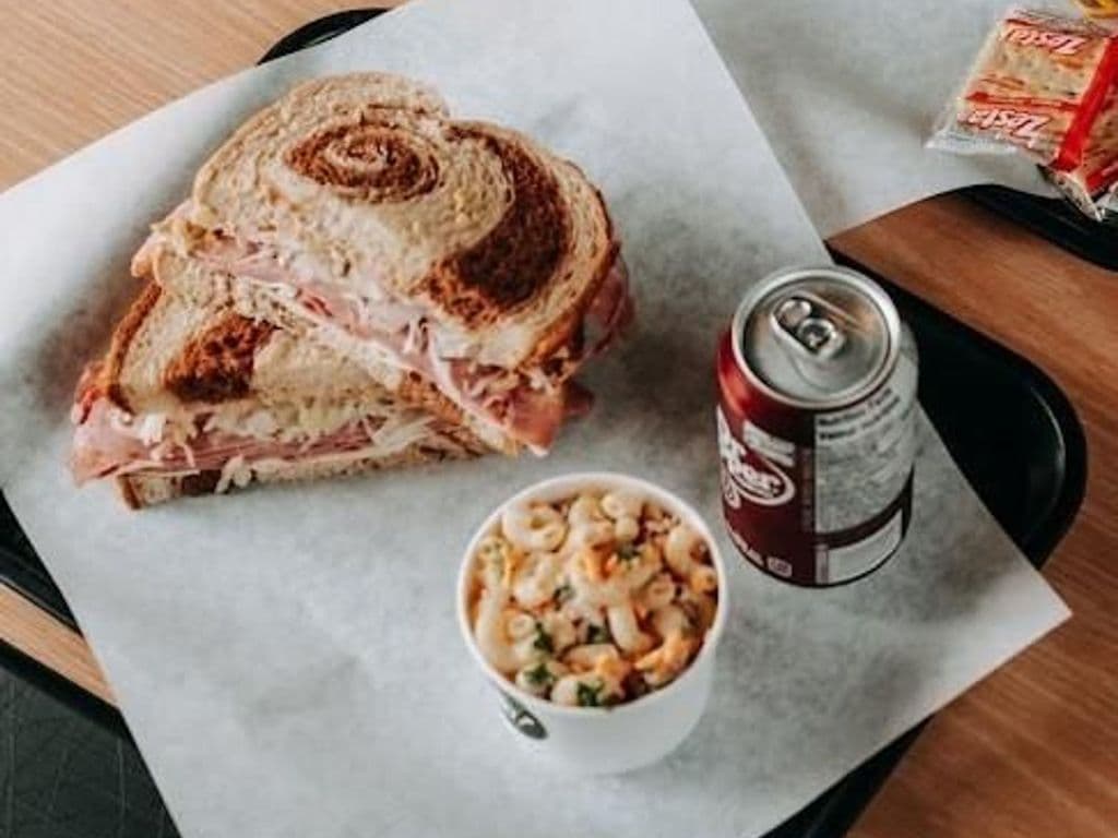 Large Sandwich & Salad