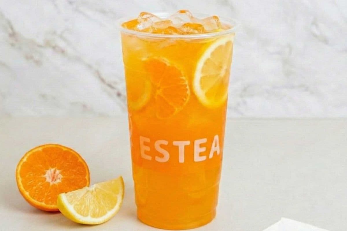 Tangerine Lemon Bubble Tea