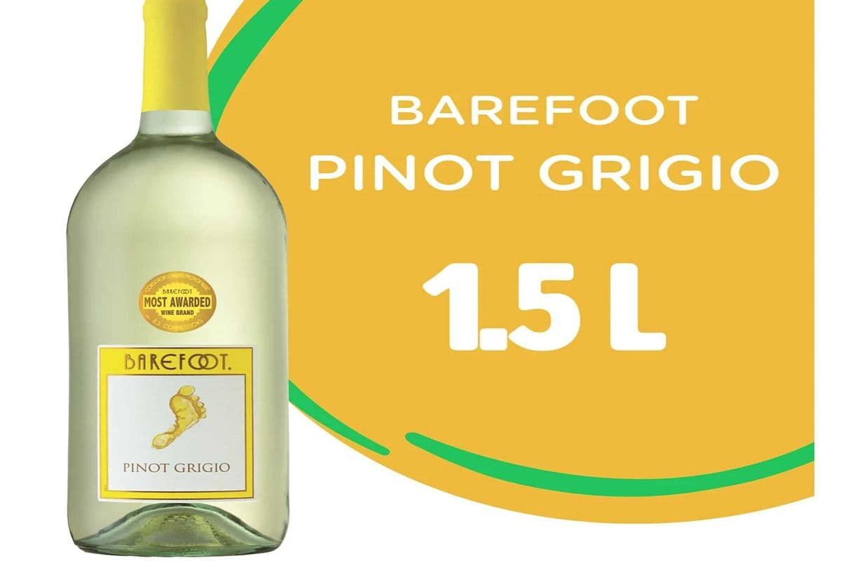 BAREFOOT PINOT GRIGIO 1.5L (1 x 1.5L)