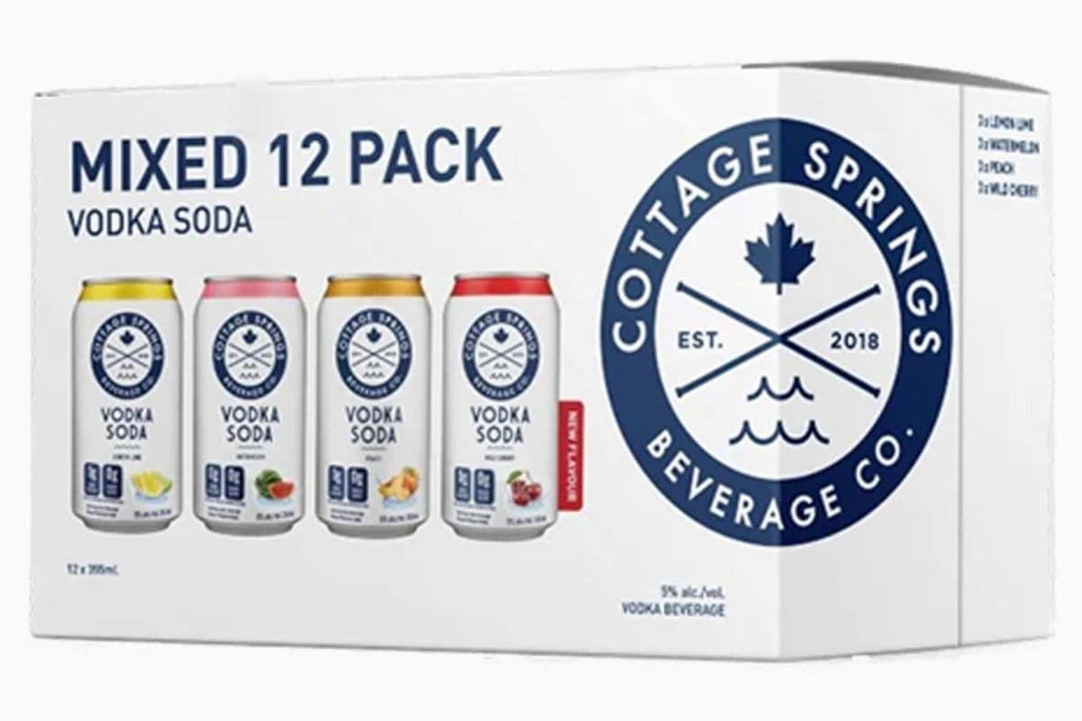 Cottage Spring Vodka Soda Mixer (12 Pack) (12 x 355ML CAN)
