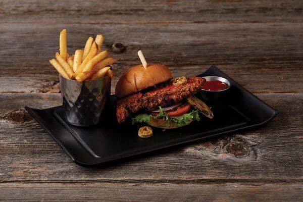 Crispy Buffalo Chicken Burger