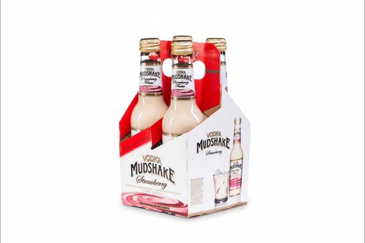 Vodka Mudshake Strawberry 4 Bottle Pack (1 x 270ml)