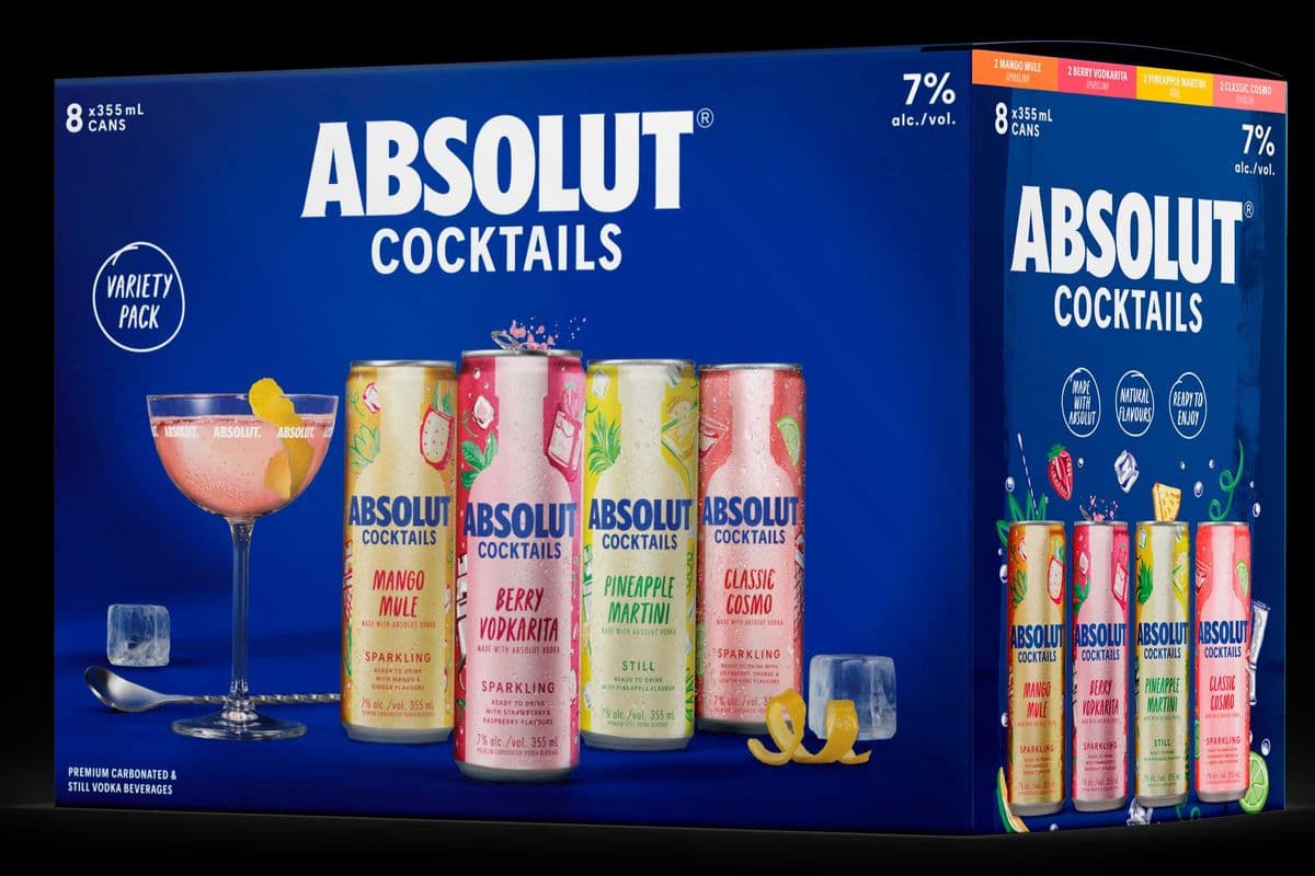 Absolut Cocktail Variety (8 x 355ml)