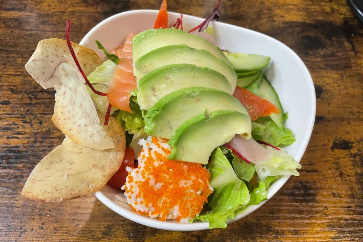 Mini Assorted Sashimi Salad