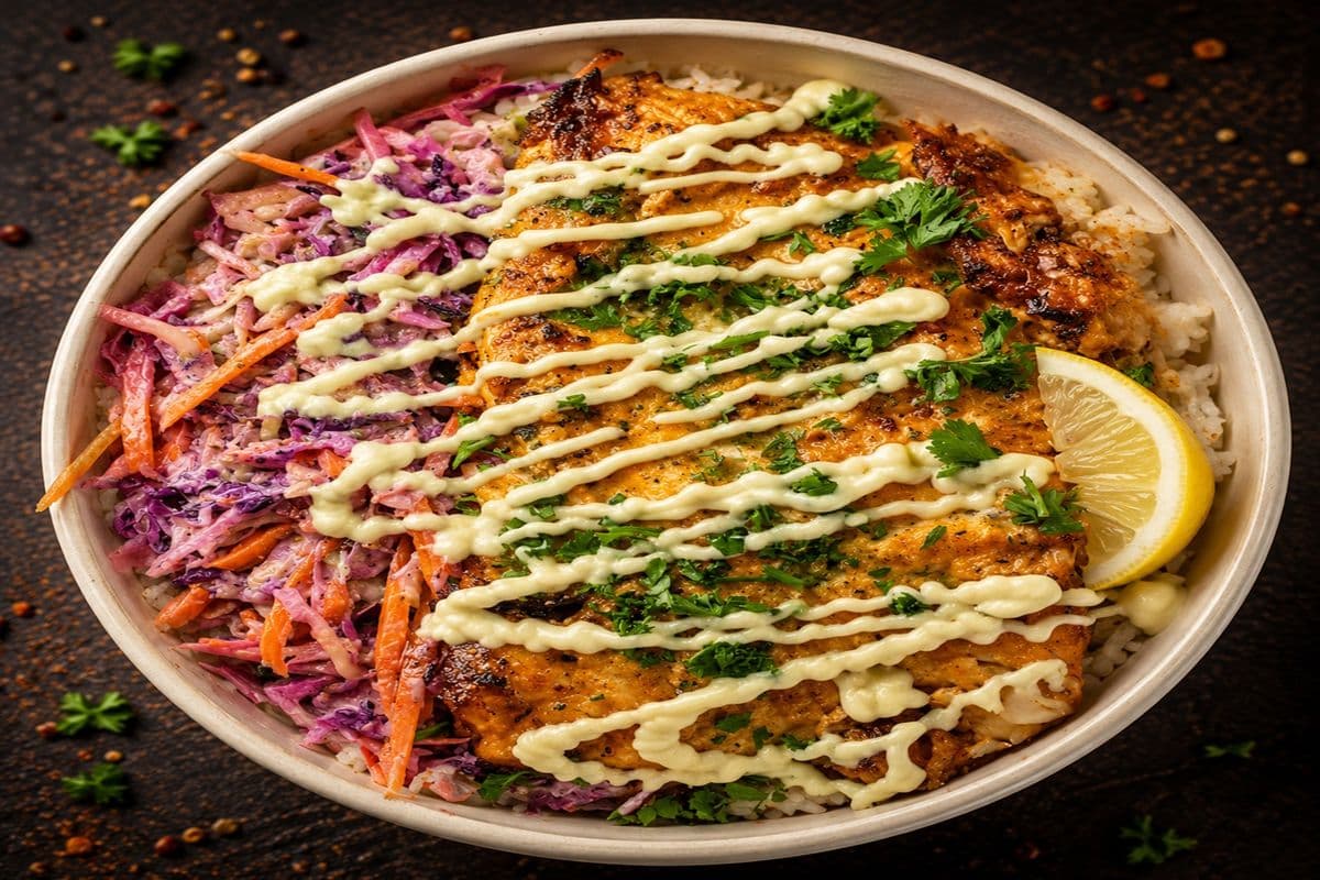 Salmon Fish Rice Bowl