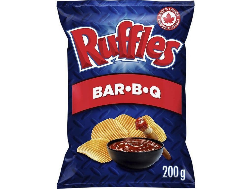 Ruffles BBQ Potato Chips Barbecue 200g
