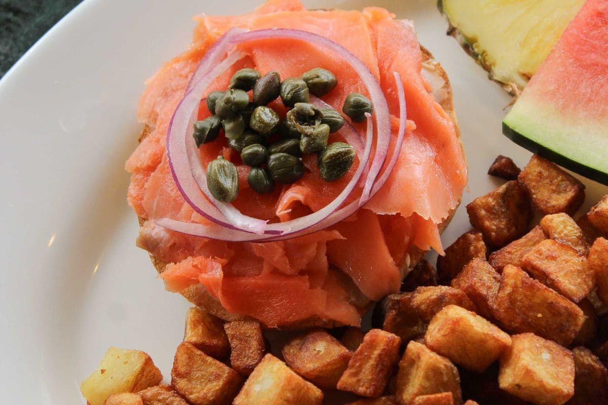 Bagel saumon fumé