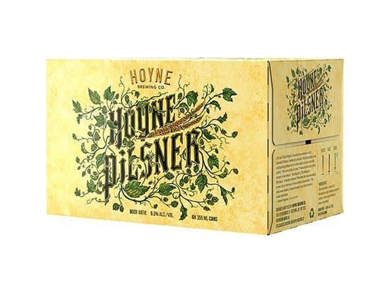 Hoyne Brewing Pilsner, 6pk-355mL craft can beer (5.30% ABV)