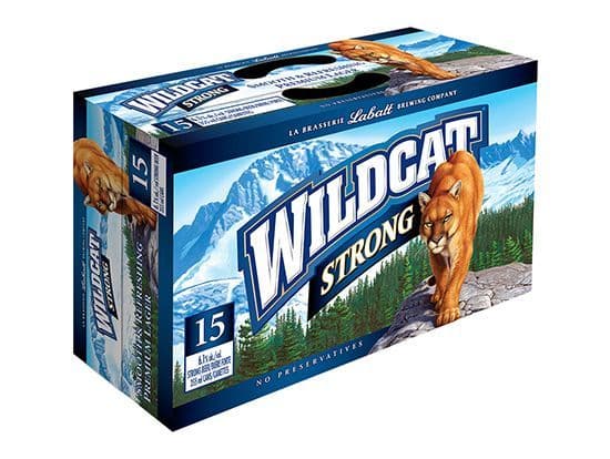 Wildcat 15pk, 355mL domestic (6.10% ABV)