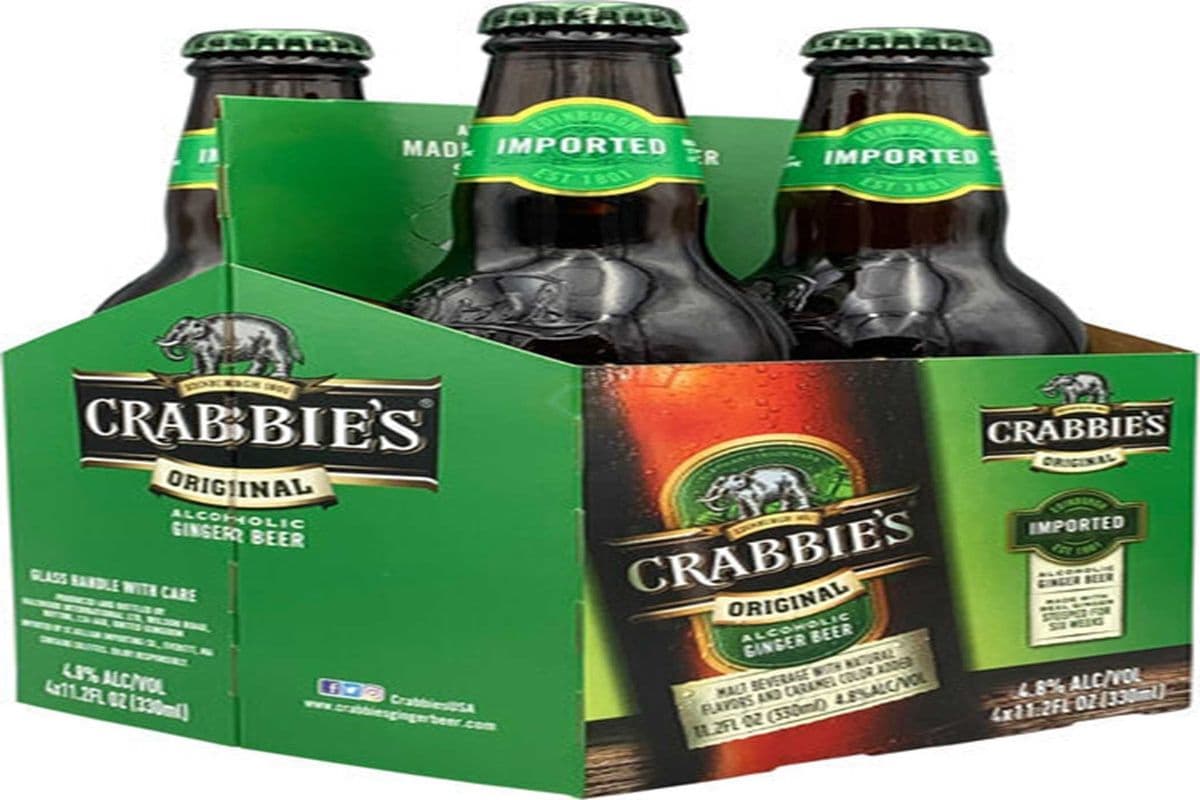CRABBIE'S ORIGINAL ALCOHOLIC GINGER 4 PK (4 x 330ML)