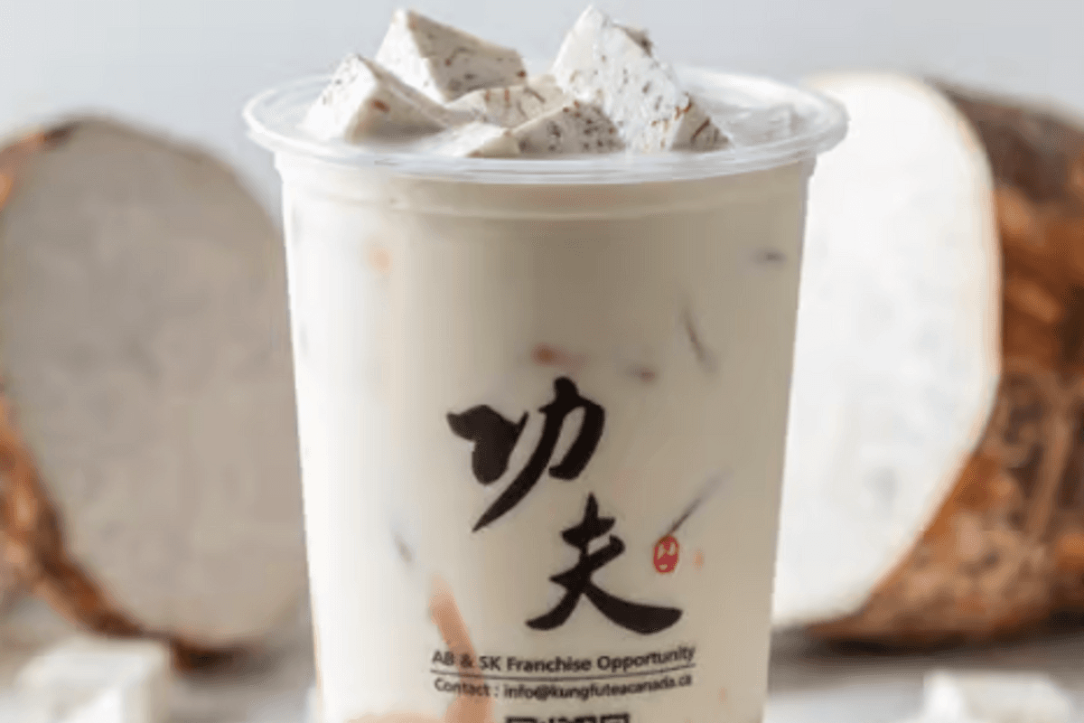 Pearl Taro Green Milk Tea