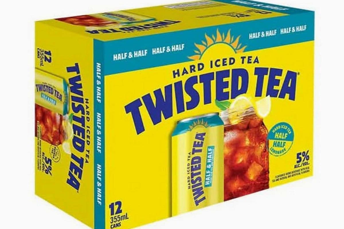 TWISTED HALF & HALF HARD ICED TEA (12 x 355ML)