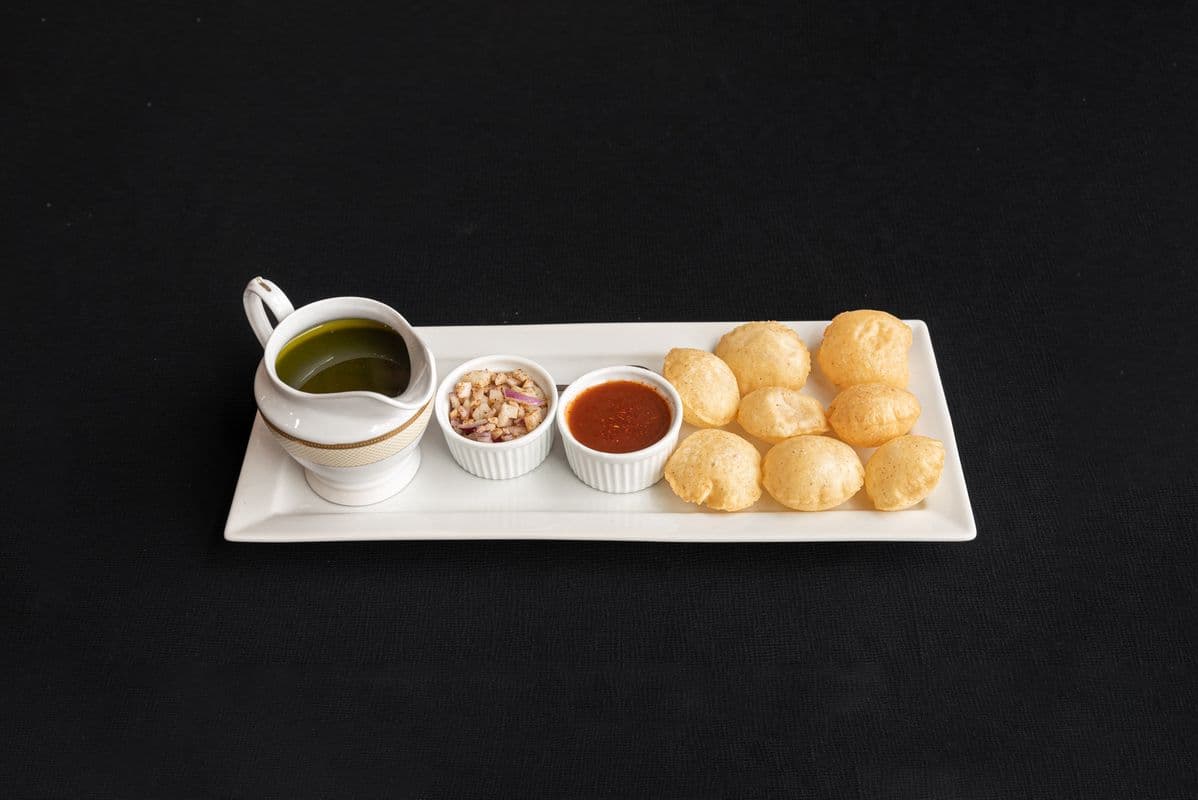 Pani Puri Plate