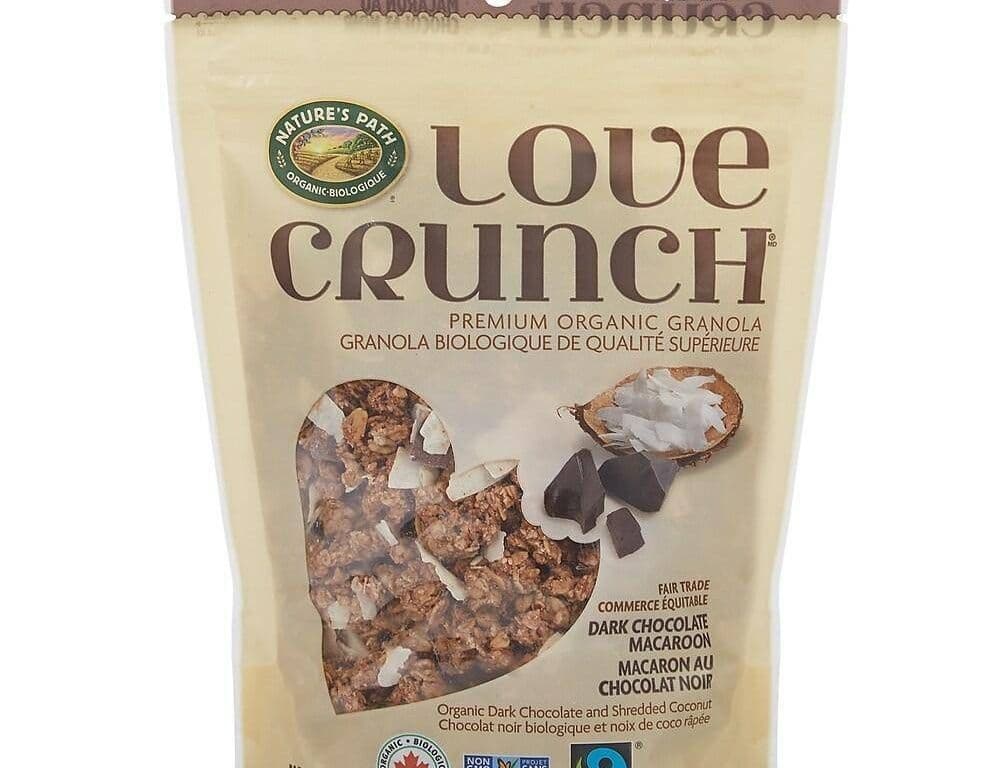 NATURE'S PATH LOVE CRUNCH DARK CHOCOLATE MACAROON 325G