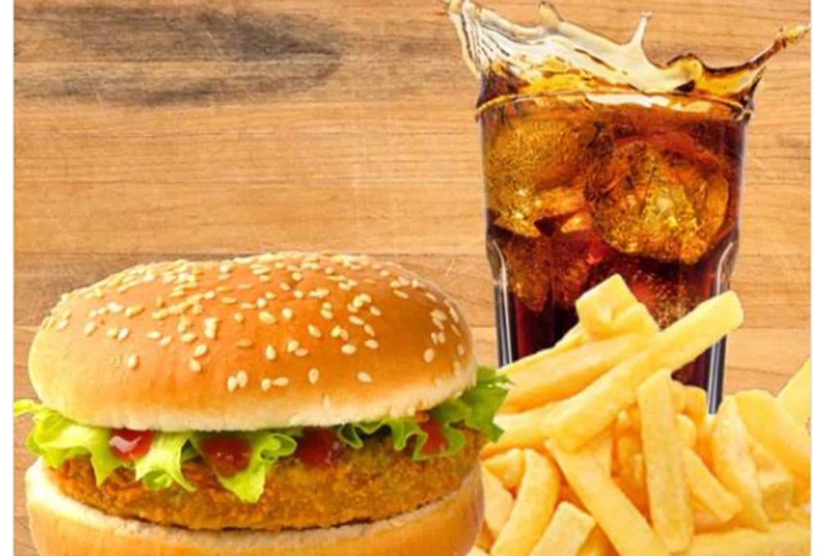 Aloo Tikki Burger Combo