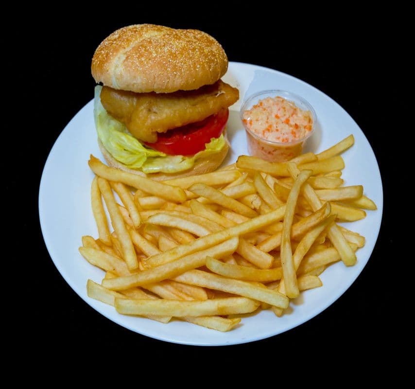 Fish Burger Platter
