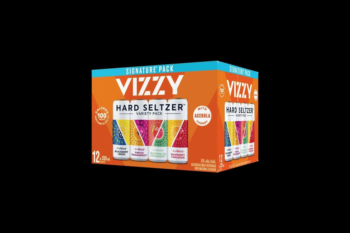 VIZZY HARD SELTZER SIGNATURE PACK (12 x 355ML CANS) (12 x 355ML)