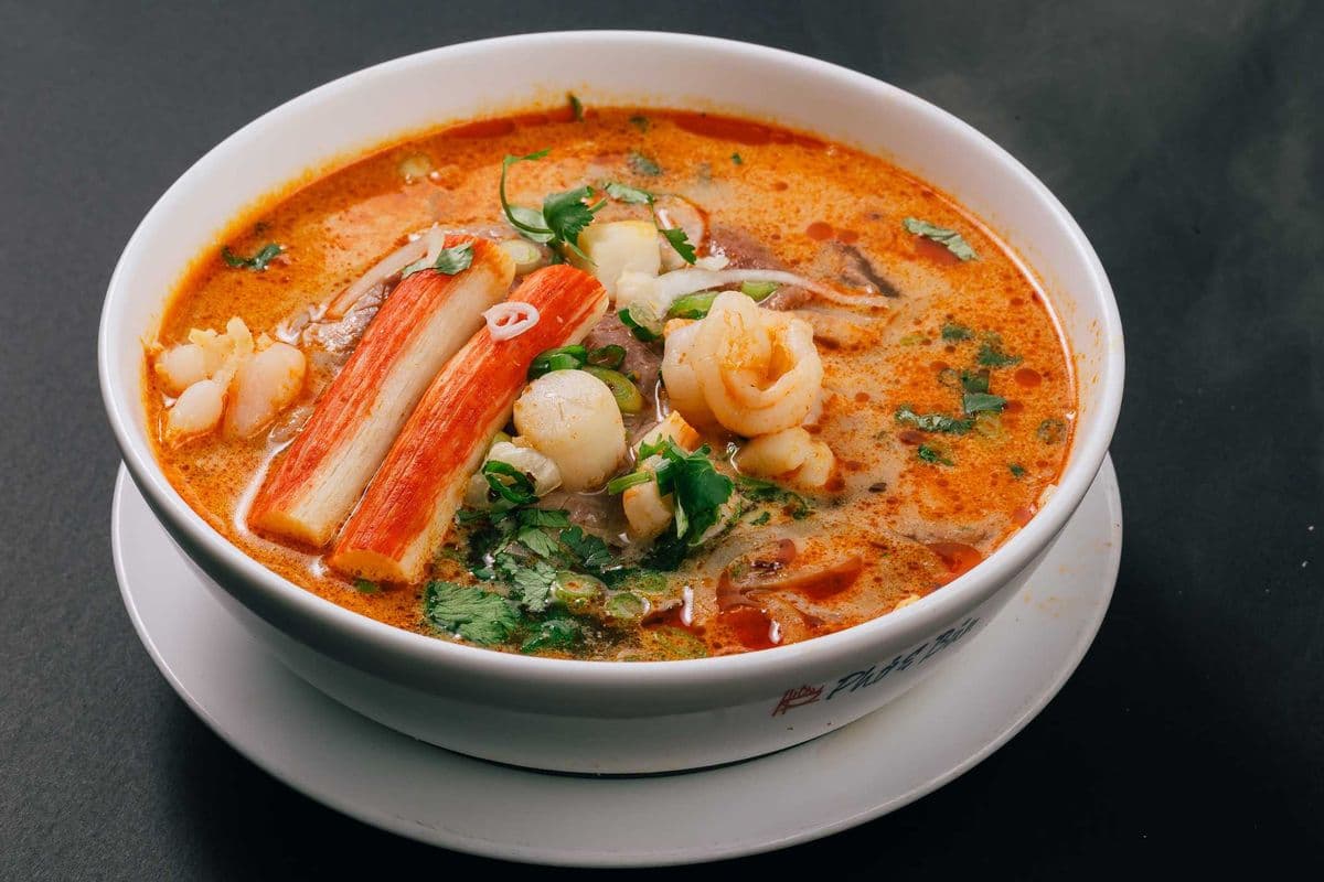 Spicy Coconut Seafood Pho