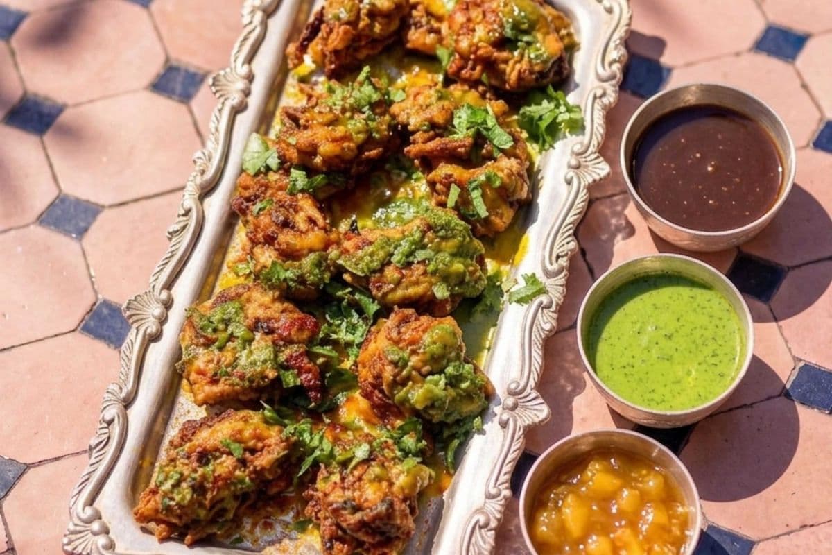 VEGETARIAN PAKORAS [ 8 pieces ]