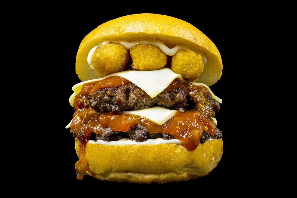 Double Mozzarella Stick Burger