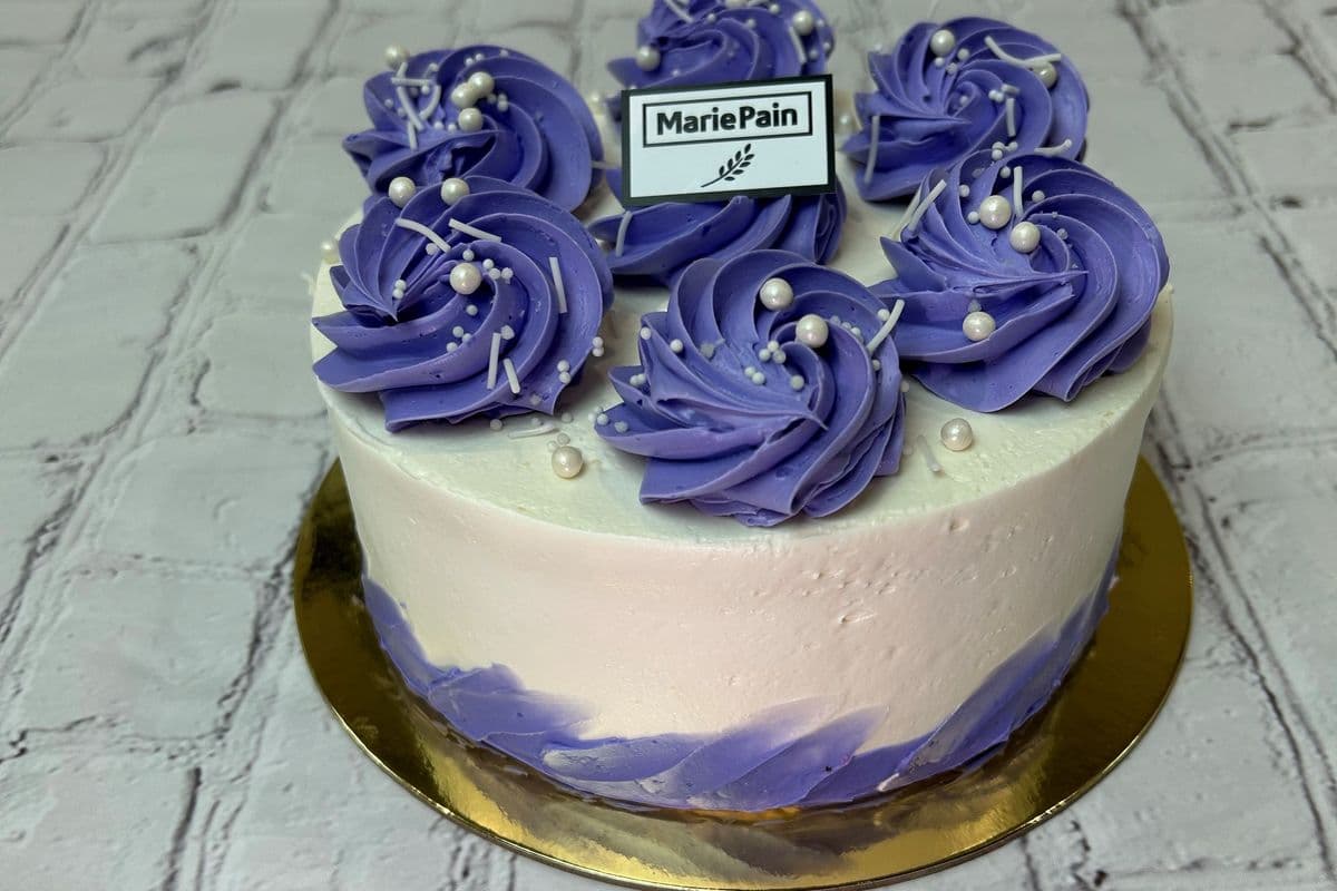 Gâteau crème au beurre à la vanille (6 mcx)