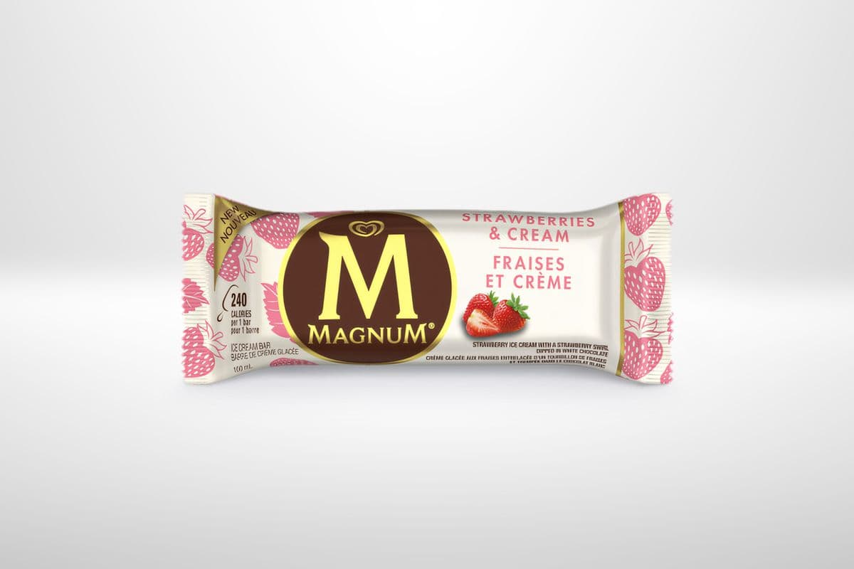 Magnum Strawberries and Cream Ice Cream Bar (90 ml)