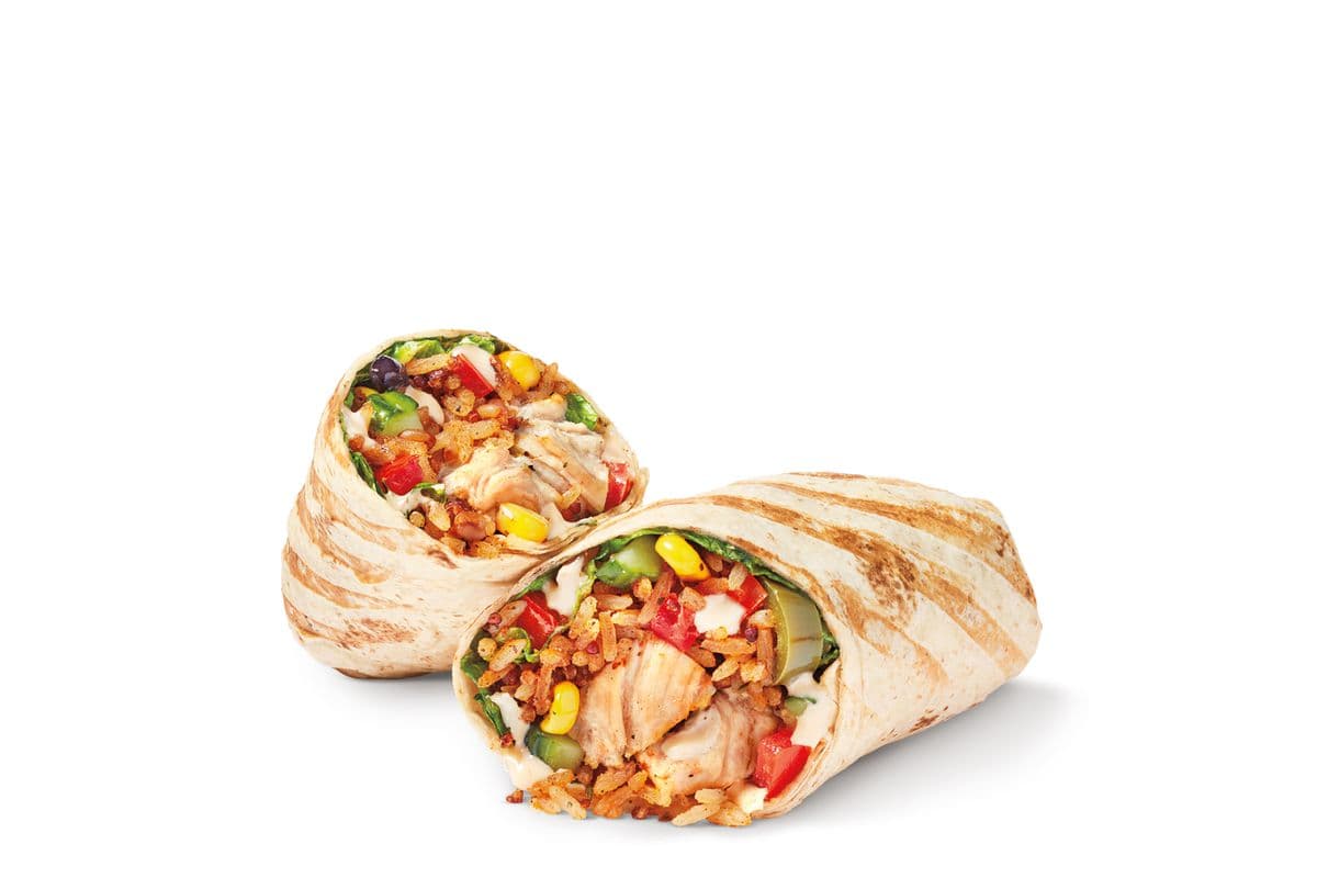 Spicy Slow-Cooked Chicken Loaded Wrap