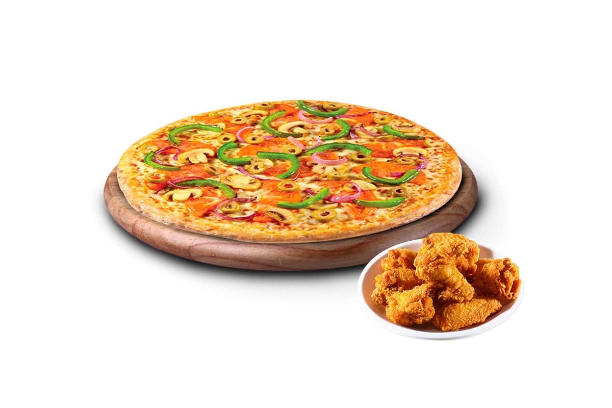 1x10" Pizza and Wings
