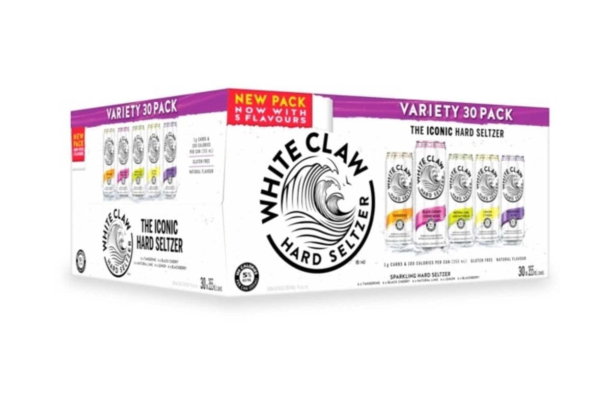 WHITE CLAW VARIETY PACK 30PK (30 x 355ml)