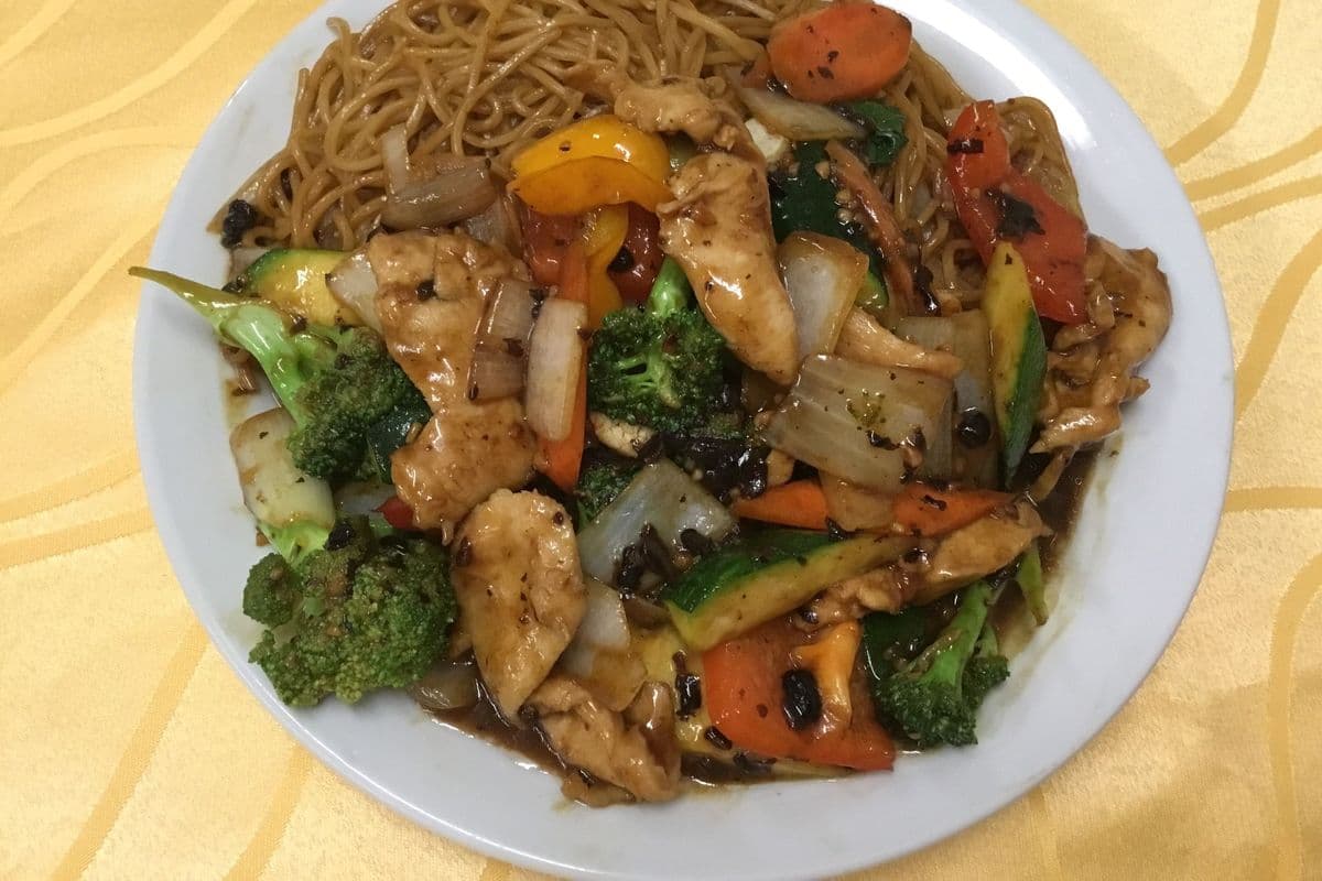 Chicken or Beef with Black Bean Sauce