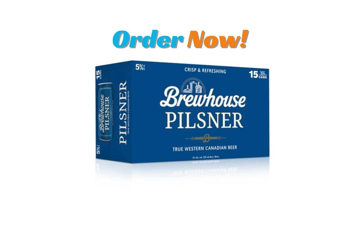 ★ Brewhouse Pilsner 15 Cans | SAVINGS EVERYDAY — THE VALUE MASTERPIECE | (15 x 355ml)