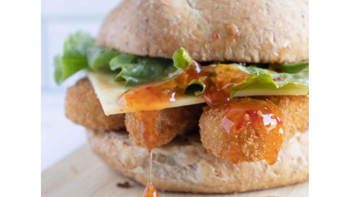 Szechuan Chili Crispy Chickun Burger