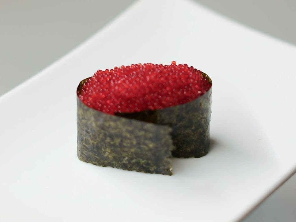 Tobiko(Flying fish) Nigiri