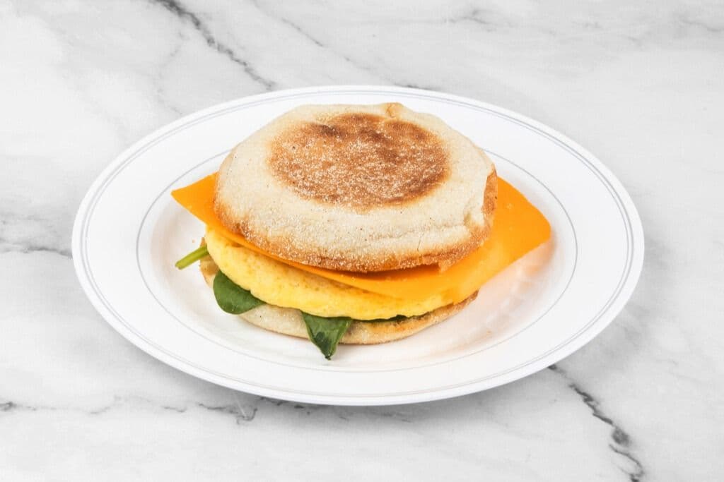 Vegetarian Breakfast Sandwich