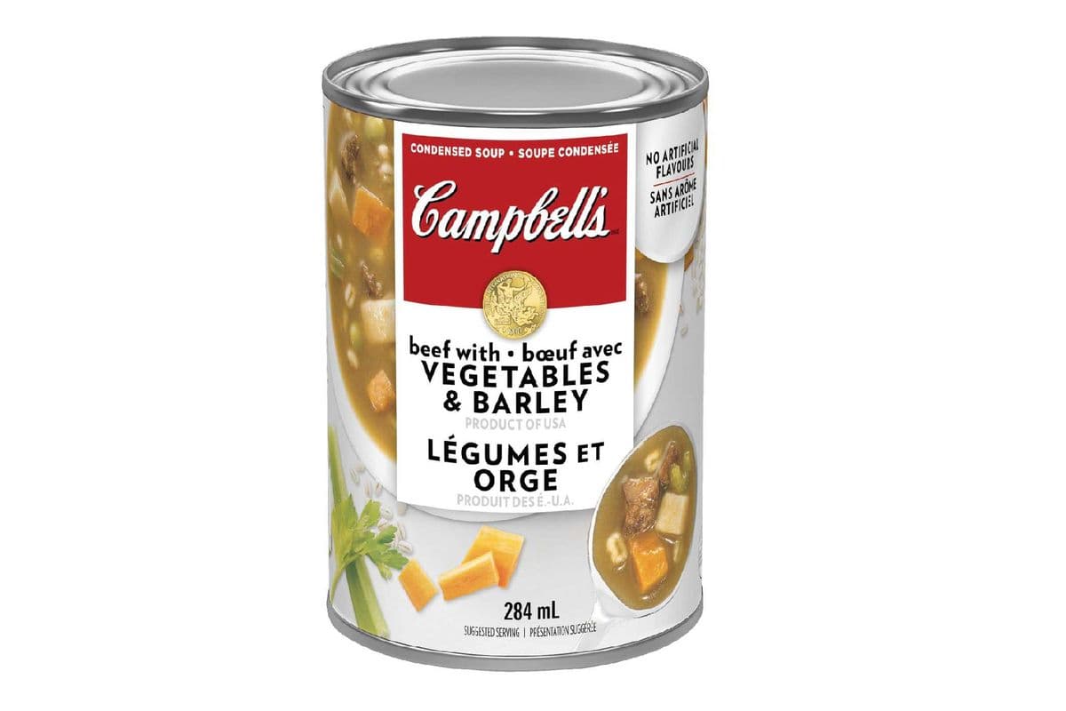 Campbell's Beef Vegetable & Barley Soup 284 ml