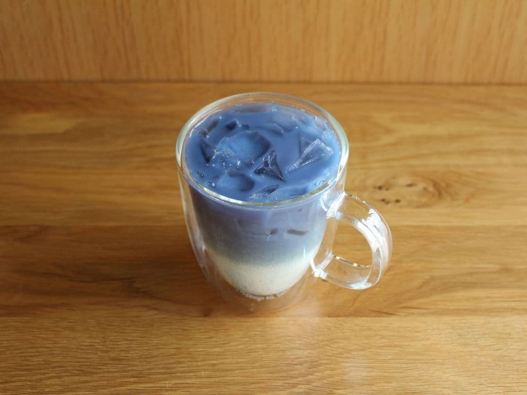 Iced Latte Butterfly Pea