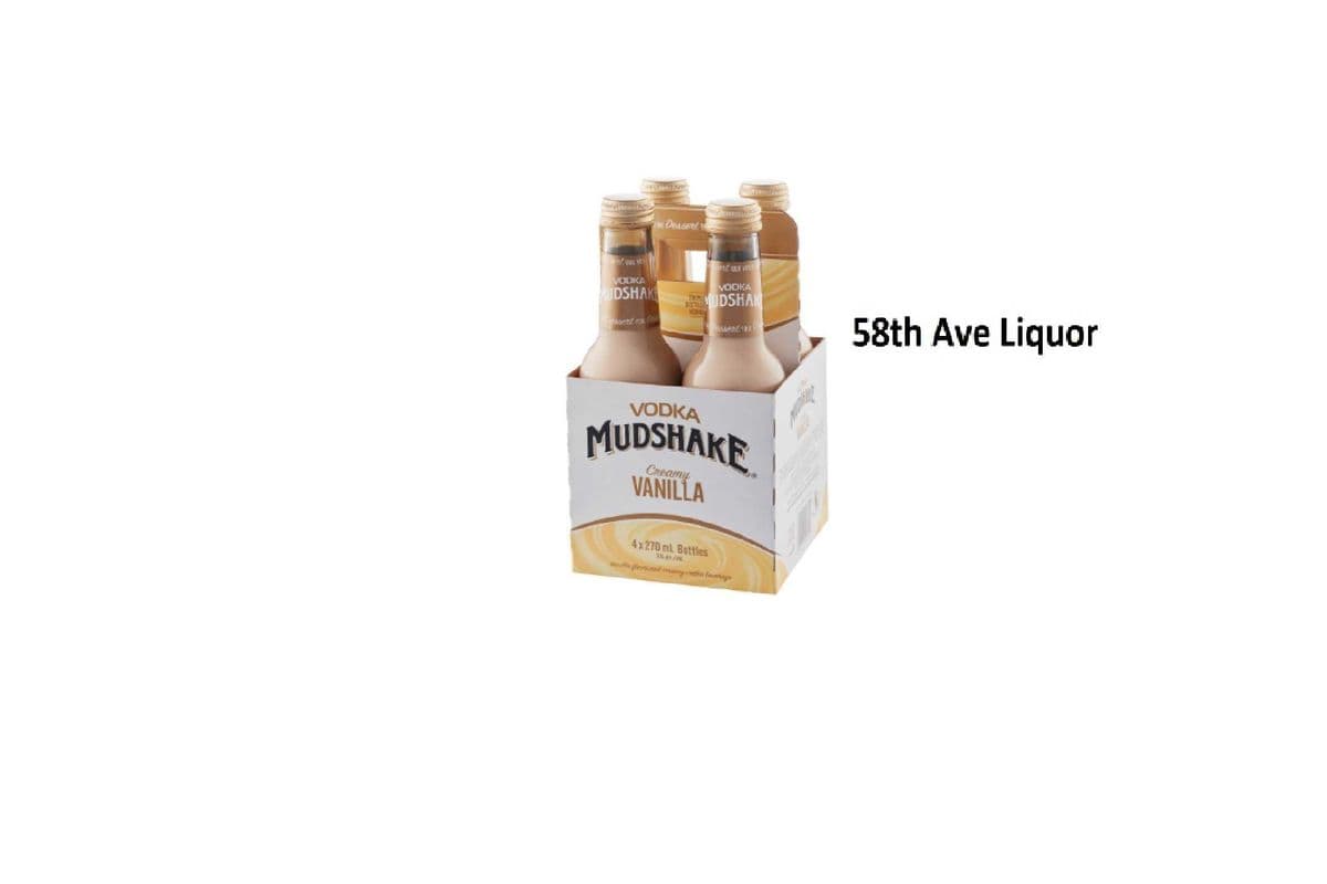 VODKA MUDSHAKE CREAMY VANILLA BOTTLES (1 x 4x270ML)