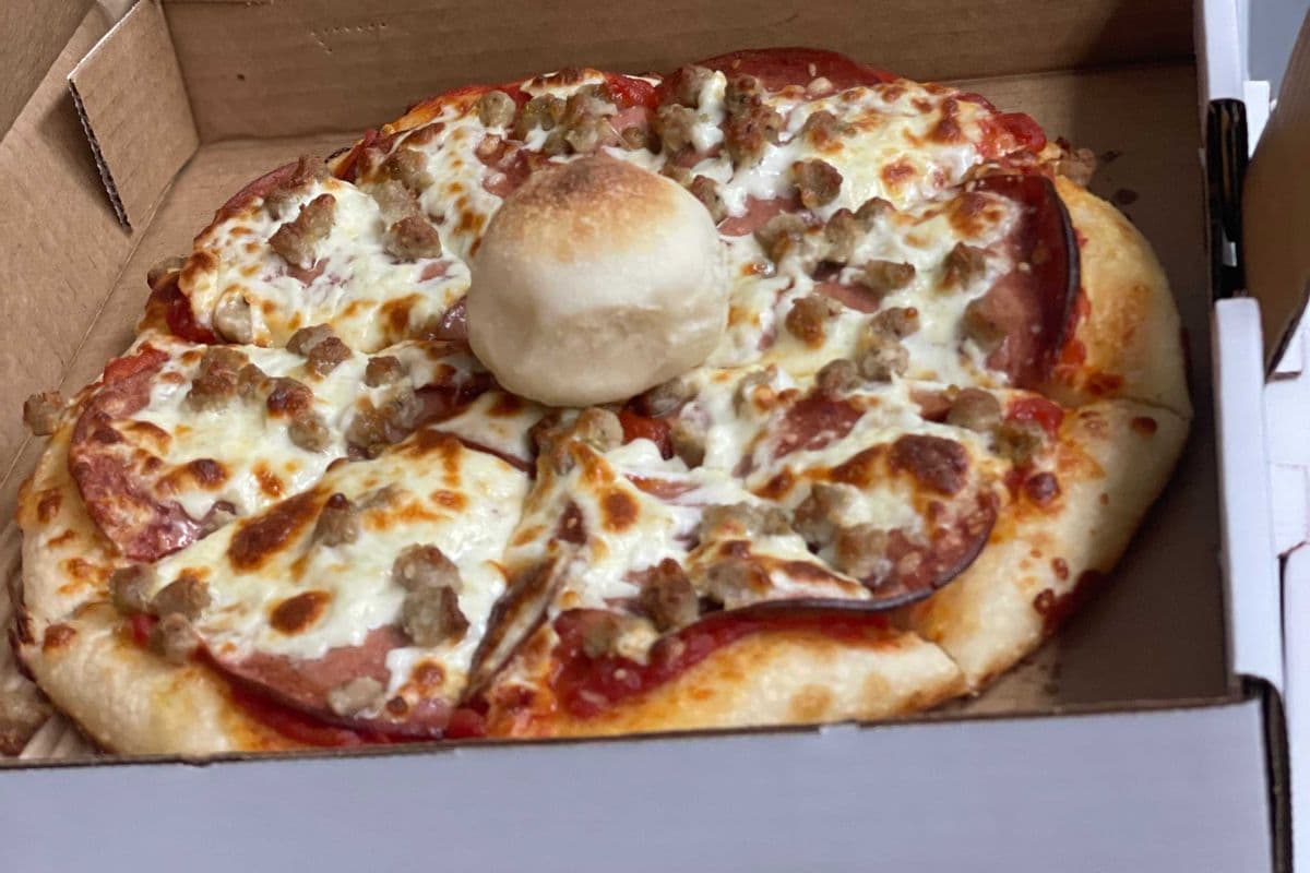15. 12" Pepperoni and Italian Sausage Pizza