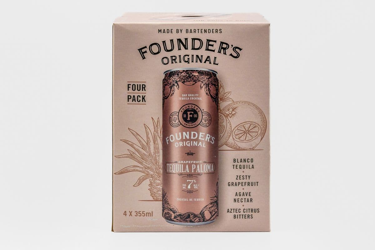 FOUNDER'S ORIGINAL TEQUILA PALOMA (4 x 355ML)