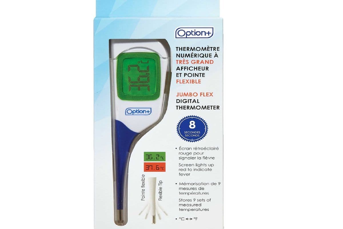 OPTION+ THERMOMETRE DIGITAL FLEX TIP 1 UNIT PACK (1 UNIT)