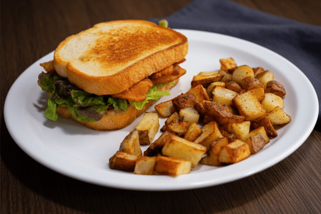 B.L.T. Sandwich with Home Fries