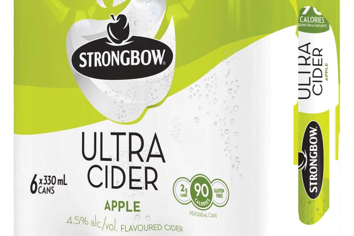 STRONGBOW ULTRA APPLE (6 PACK) (6 x 330ML CAN)