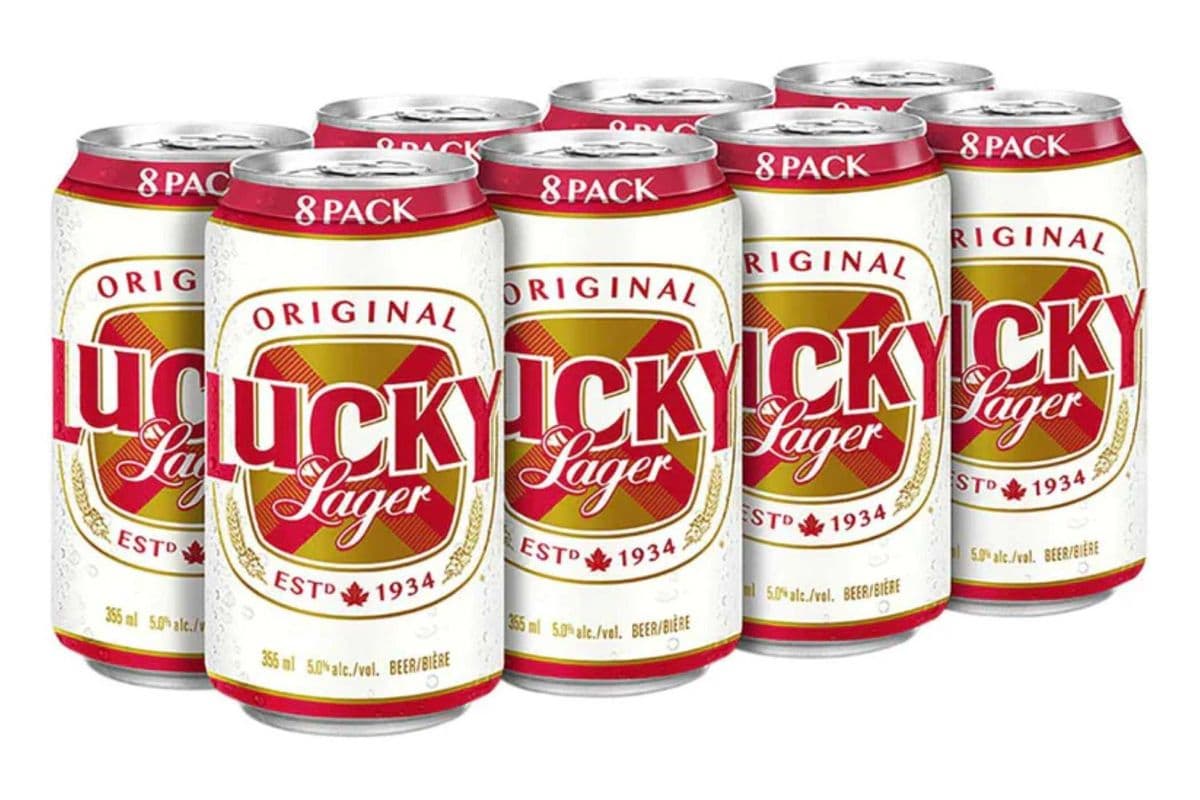 Lucky Lager (8 Cans) (8 x 355ml)