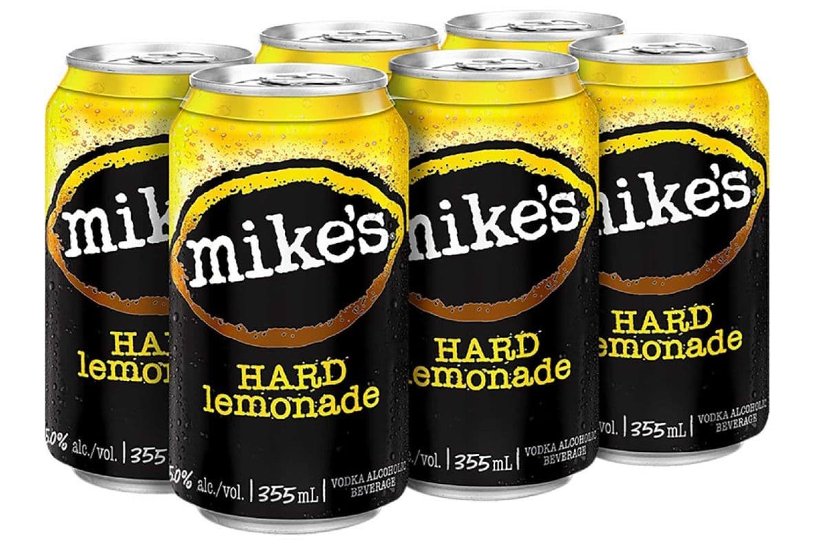 Mikes Hard Lemonade (6 Pack Cans) (6 x 355 ml Cans)